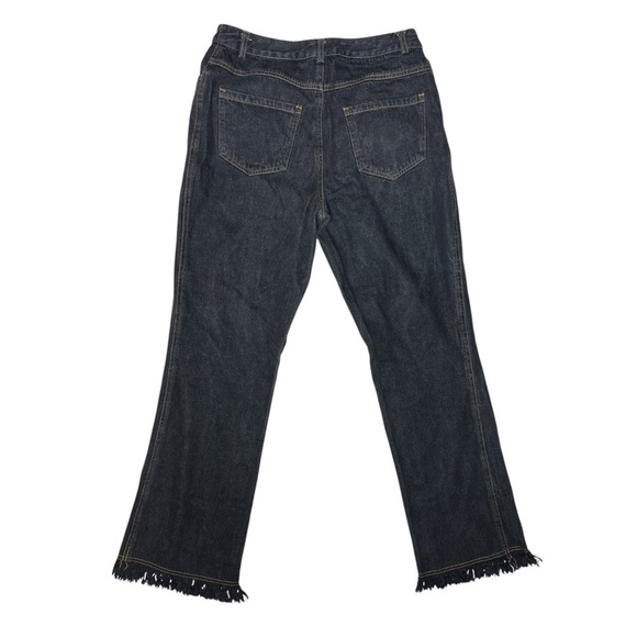 Vintage 90s Forenza High Rise Jeans Size 8 Denim Bootcut Frayed Hem Riddler - Picture 4 of 9